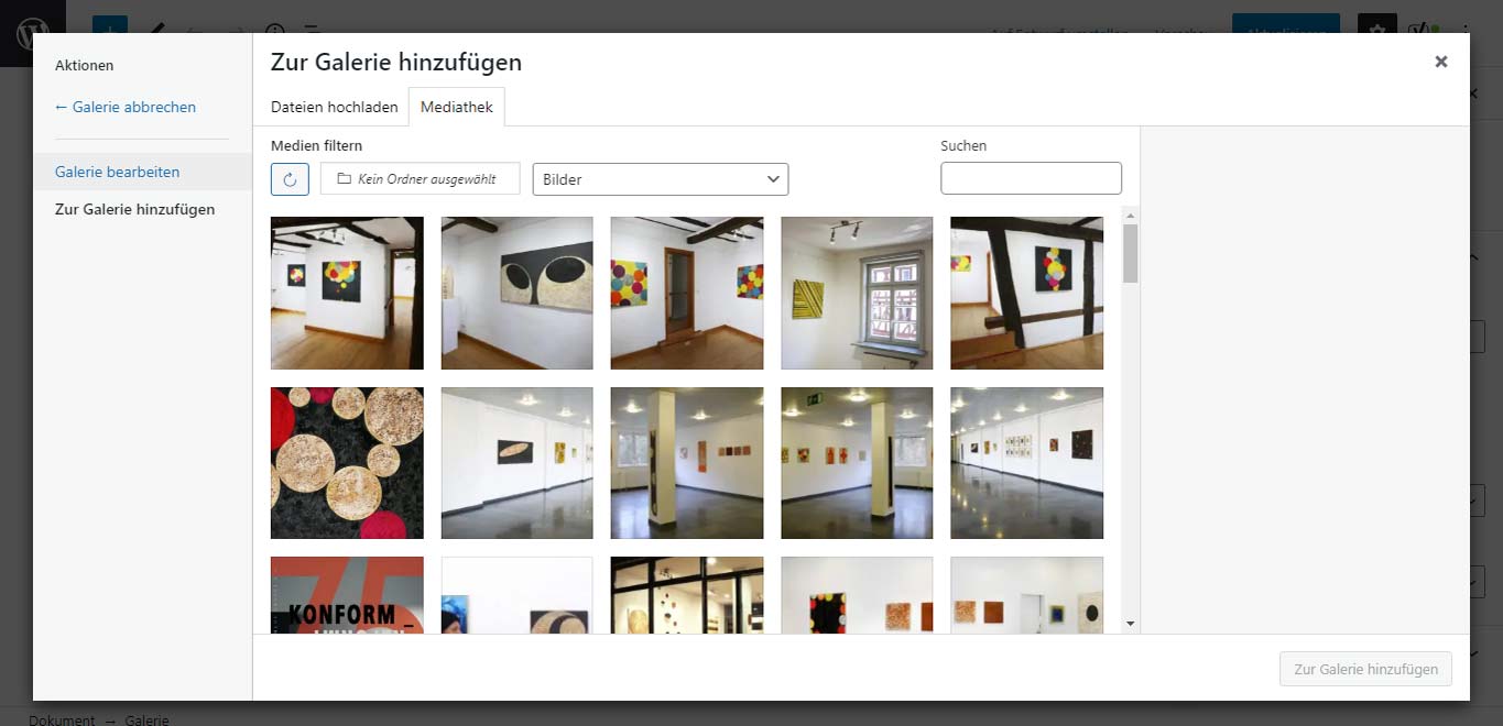 Bildergalerien in WordPress: 4. Schritt © B&N Internet-Marketing