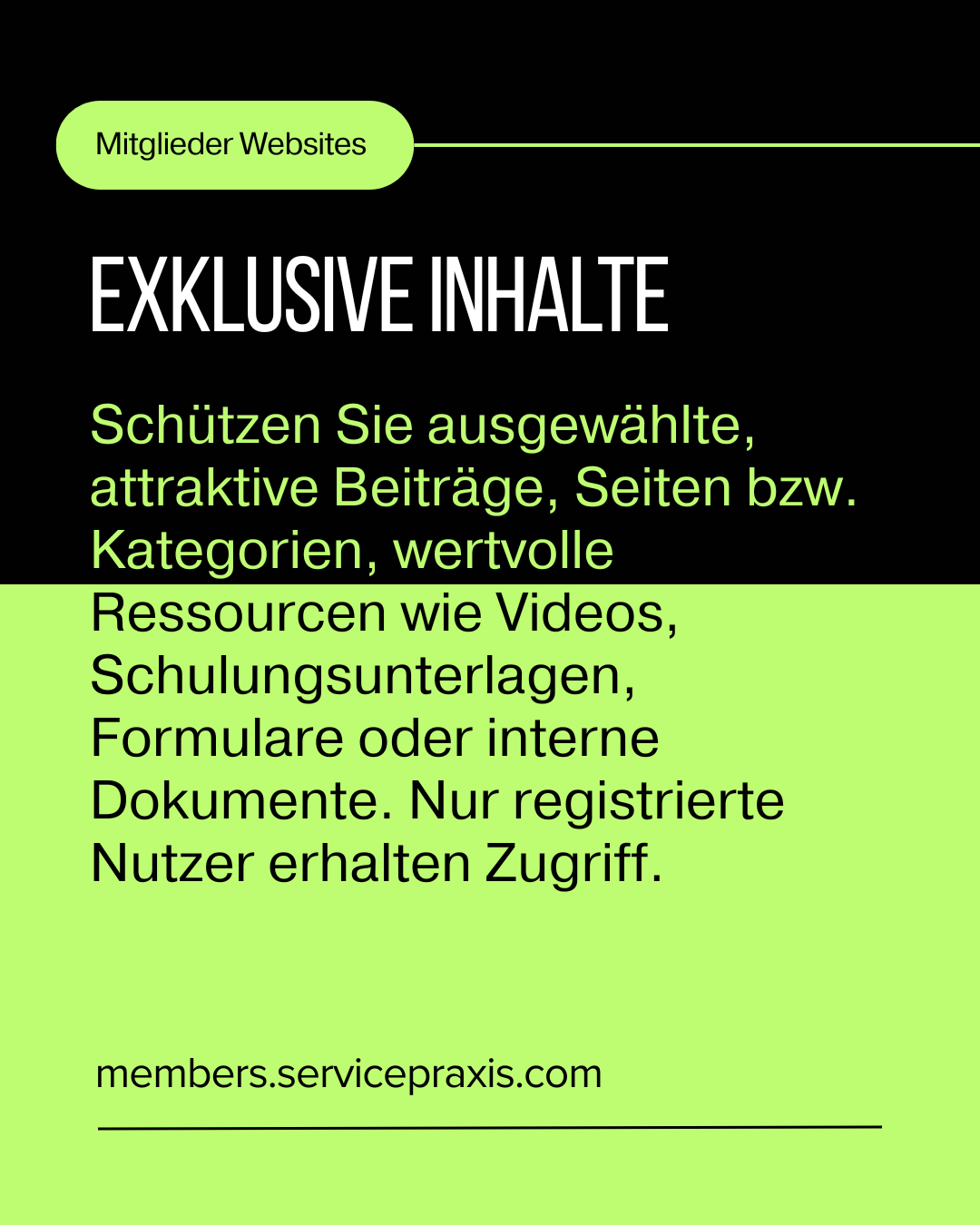 Exklusive Inhalte für Mitglieder bzw. Kunden © Internet-Marketing