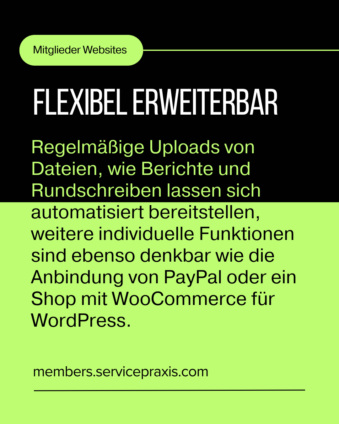 Flexibel individuell erweiterbar © Internet-Marketing